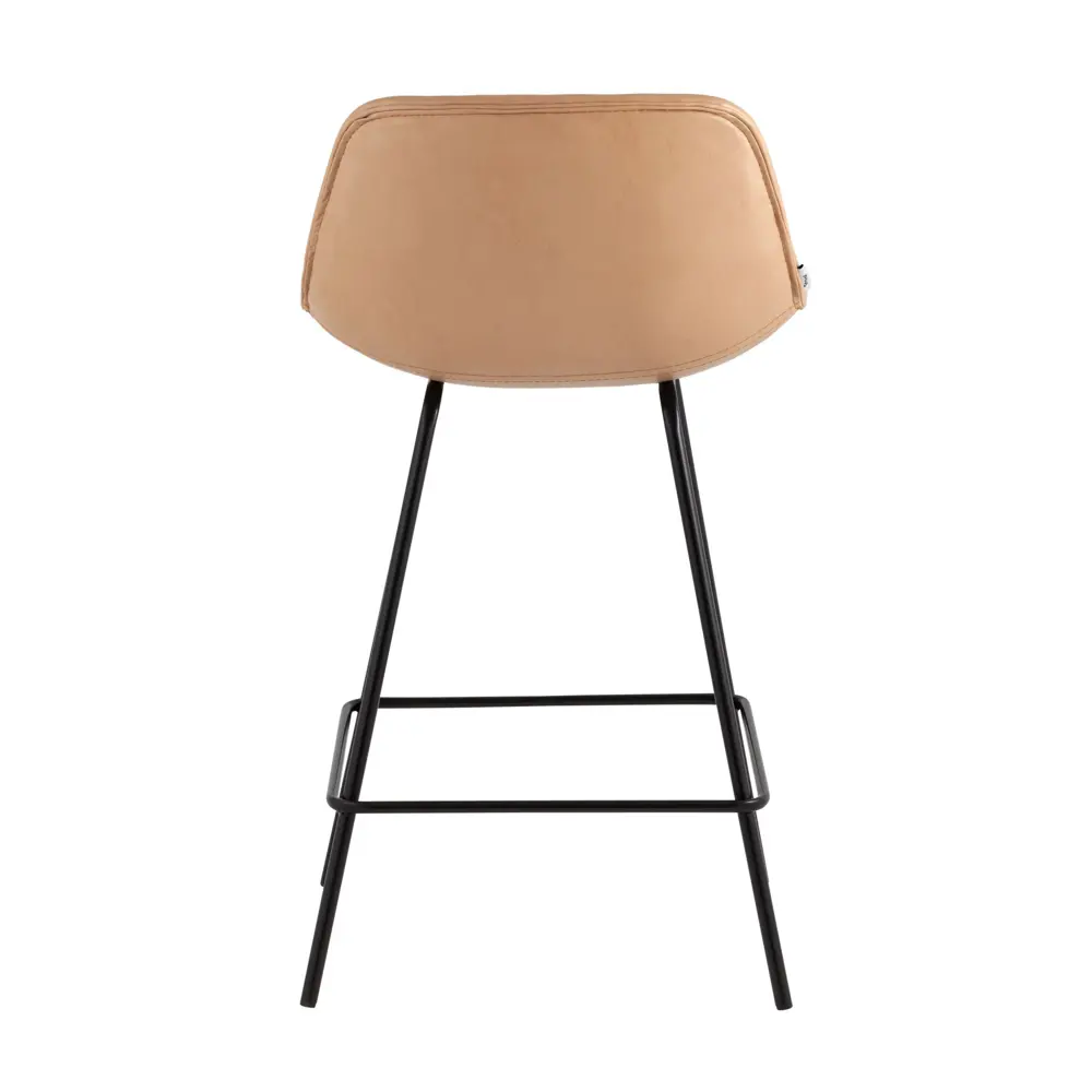 Фото 5 Барный стул Stool Group Деймон 49x92x47 см экокожа цвет бежевый Фото 5 Барный стул Stool Group Деймон 49x92x47 см экокожа цвет бежевый