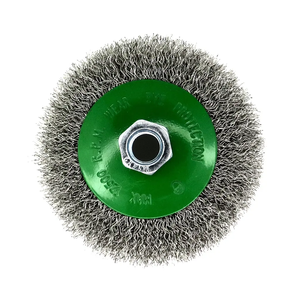 Фото 2 Кордщетка диск для УШМ Eurobrush 13-022 M14x100 мм Фото 2 Кордщетка диск для УШМ Eurobrush 13-022 M14x100 мм