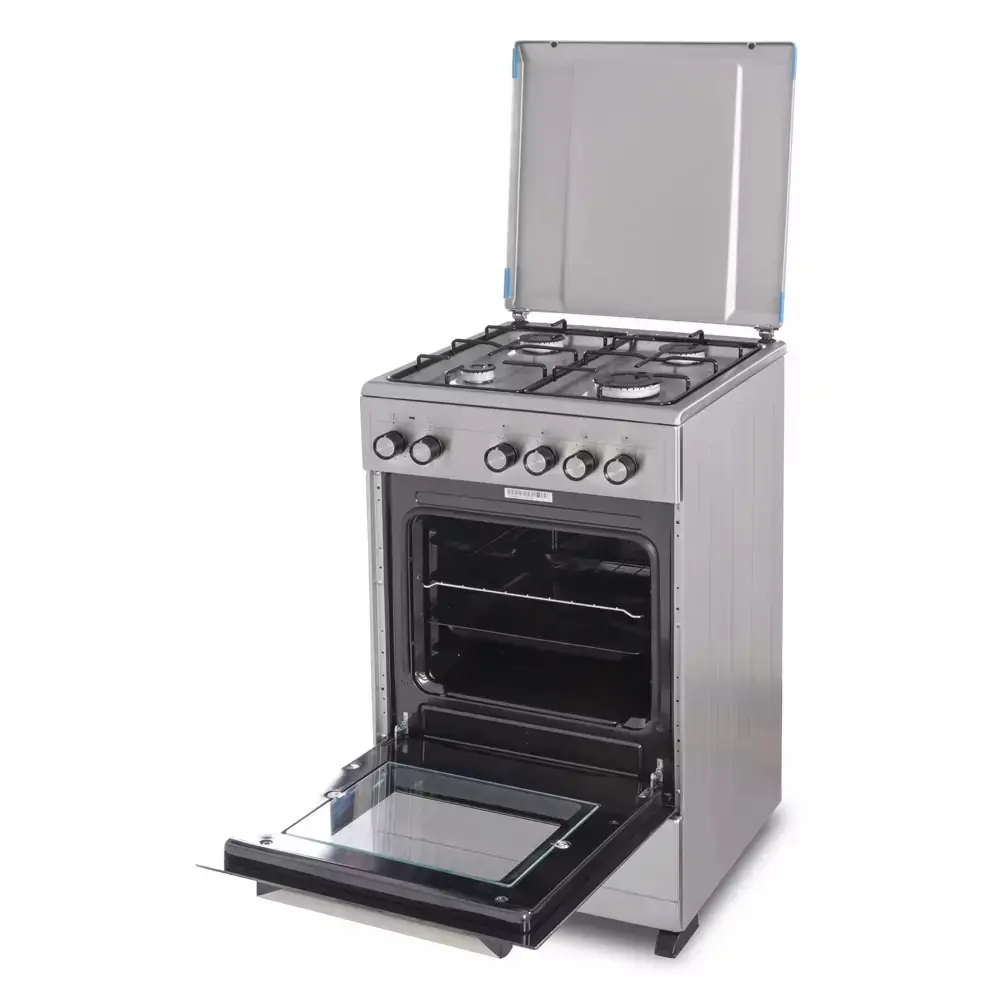 Фото 3 Газовая плита с духовкой Simfer F50EH43015 50x86x50 см цвет серый Фото 3 Газовая плита с духовкой Simfer F50EH43015 50x86x50 см цвет серый