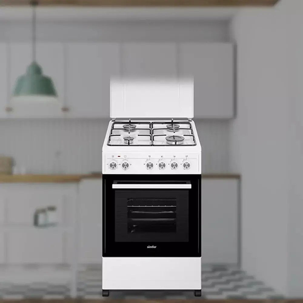 Фото 5 Газовая плита с духовкой Simfer F50MW43017 50x86x50 см цвет белый Фото 5 Газовая плита с духовкой Simfer F50MW43017 50x86x50 см цвет белый