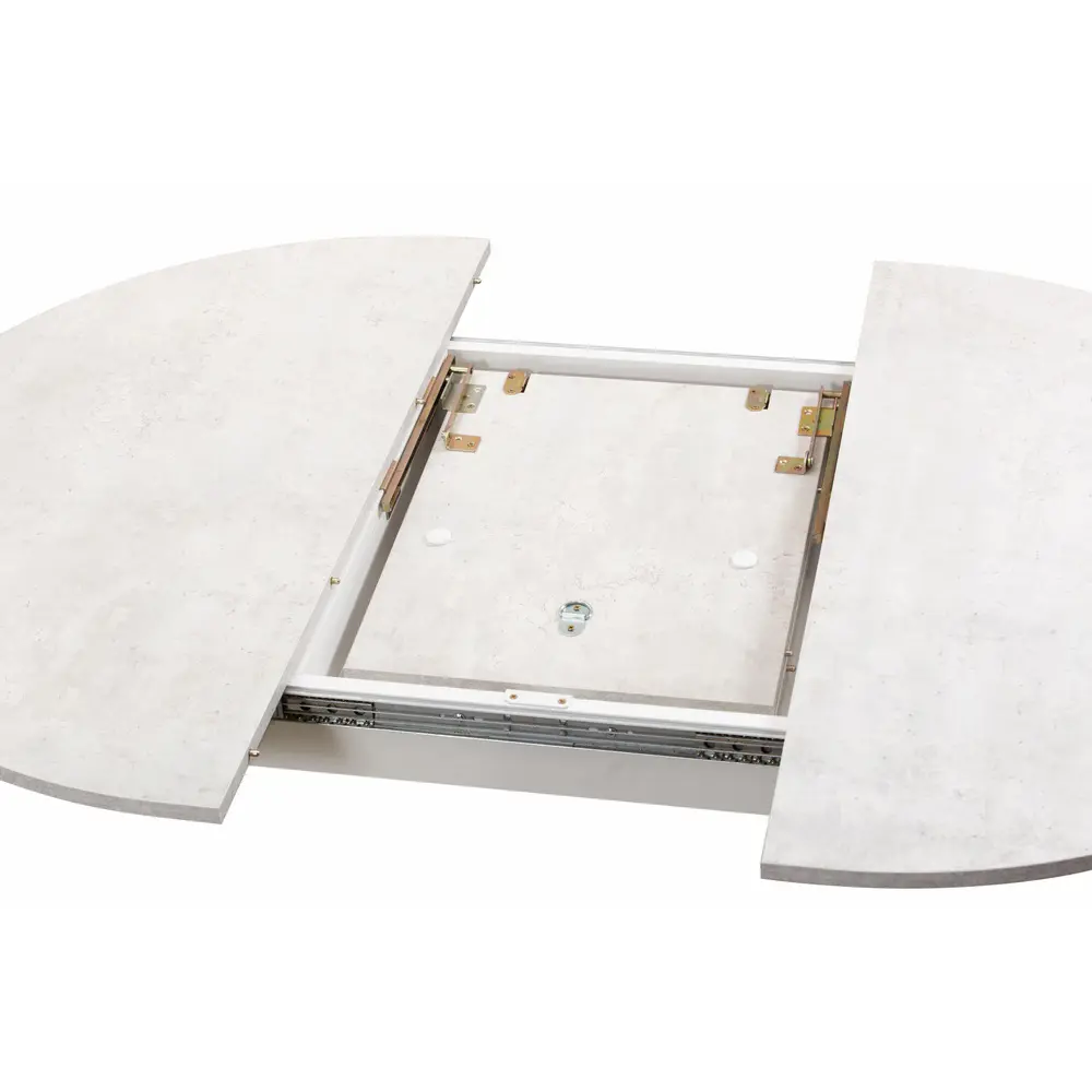 Фото 4 Стол круглый Bradex home Oslo 110x110 см ДСП цвет бетон/белый Фото 4 Стол круглый Bradex home Oslo 110x110 см ДСП цвет бетон/белый