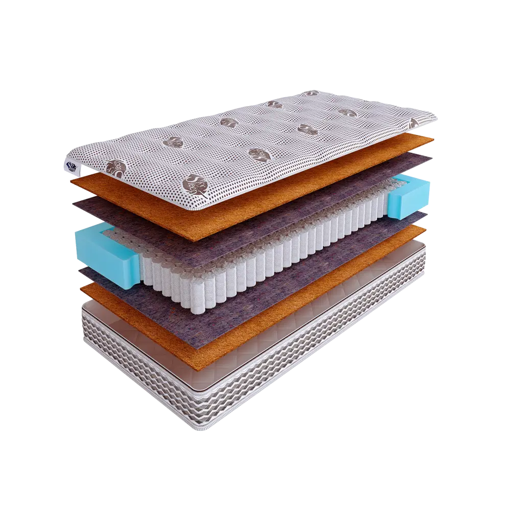 Фото Матрас SkySleep Native PRO Cocos S500 70x215 см независимый пружинный блок, детский, ортопедический, жесткий, кокосовый Фото Матрас SkySleep Native PRO Cocos S500 70x215 см независимый пружинный блок, детский, ортопедический, жесткий, кокосовый