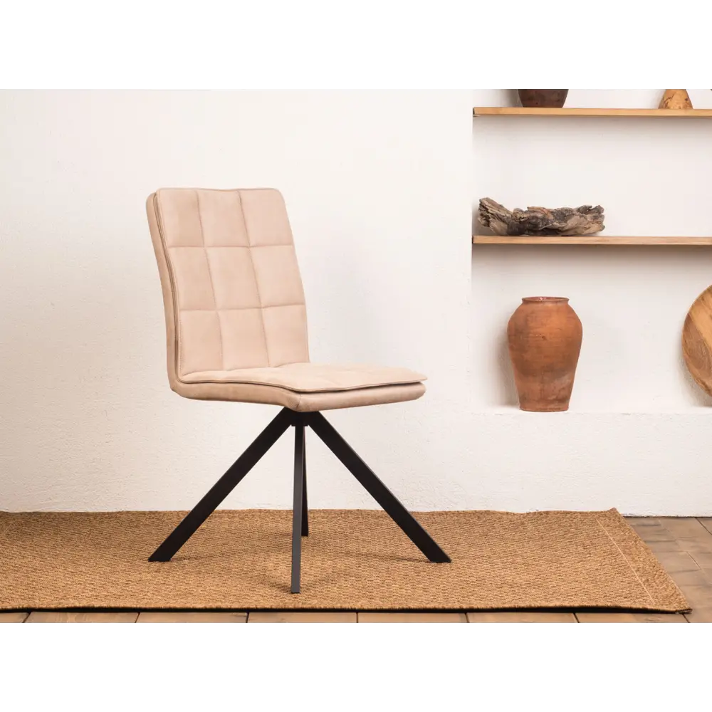 Фото 2 Стул Levmar vela camel (r) 90x44x43 см ткань цвет горчичный