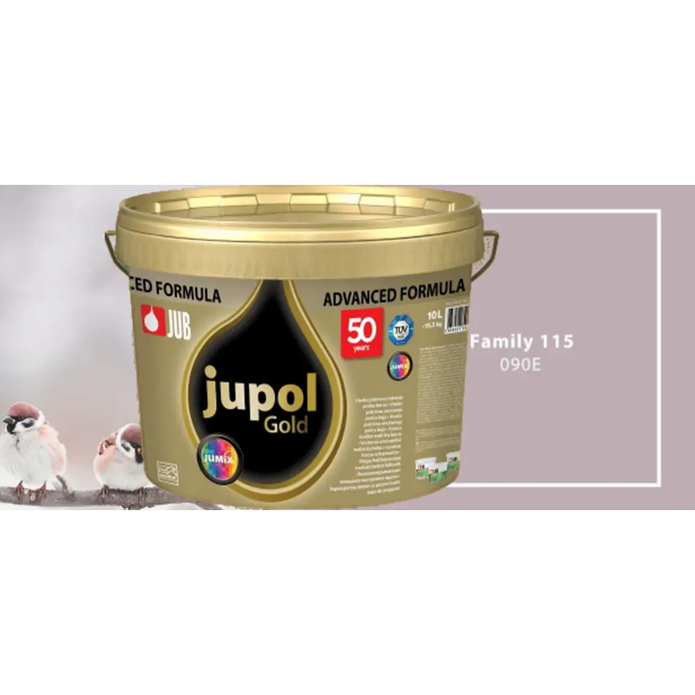Фото Краска для стен и потолков JUB 1009809-090E JUPOL GOLD цвет сиреневый база А 5 л