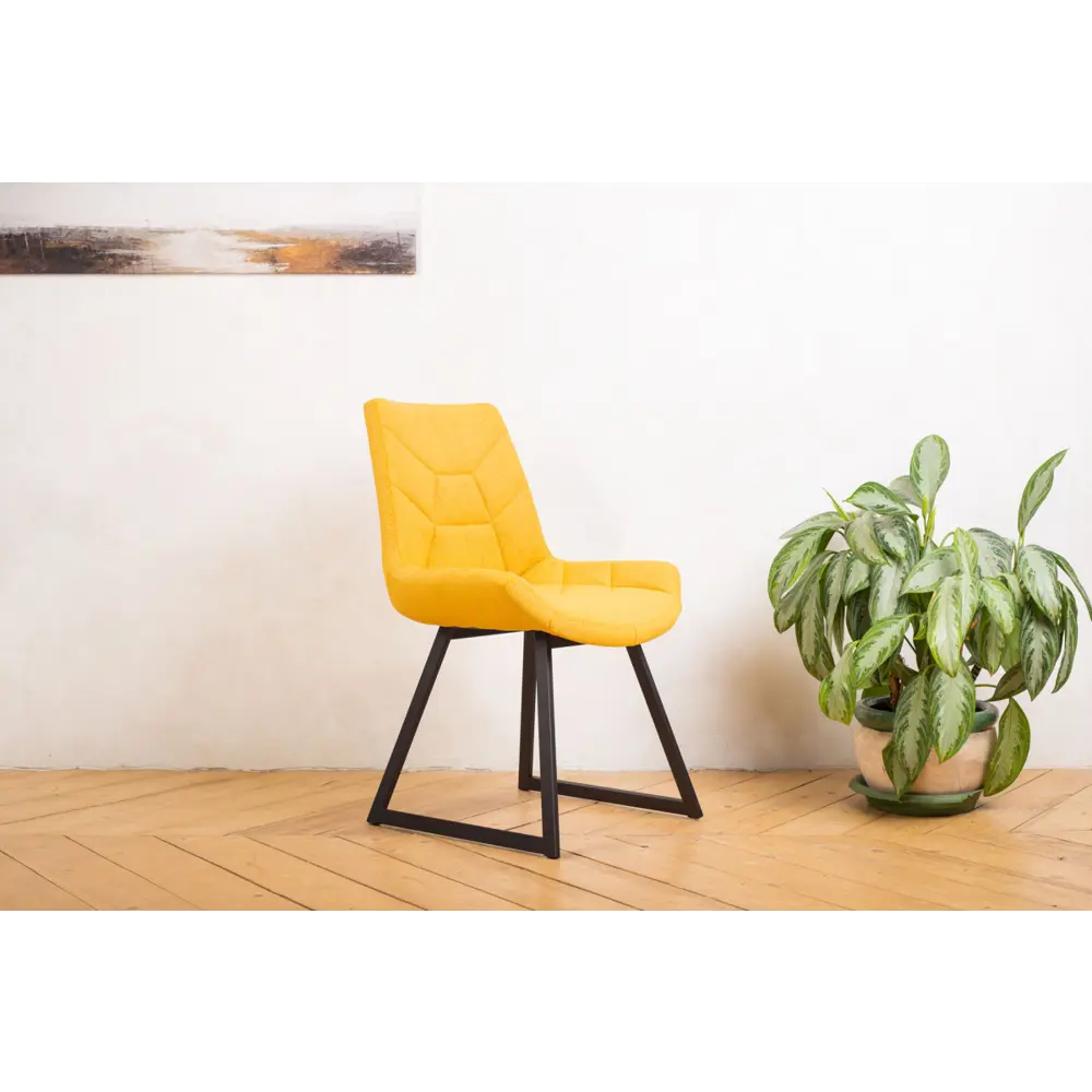 Фото 4 Стул Levmar navi cs5 90x44x43 см велюр цвет желтый Фото 4 Стул Levmar navi cs5 90x44x43 см велюр цвет желтый