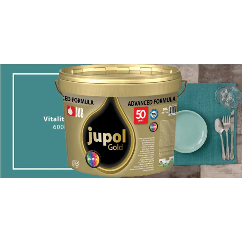 Фото Краска для стен и потолков JUB 1009810-600B JUPOL GOLD цвет синий база B 4.75 л Фото Краска для стен и потолков JUB 1009810-600B JUPOL GOLD цвет синий база B 4.75 л