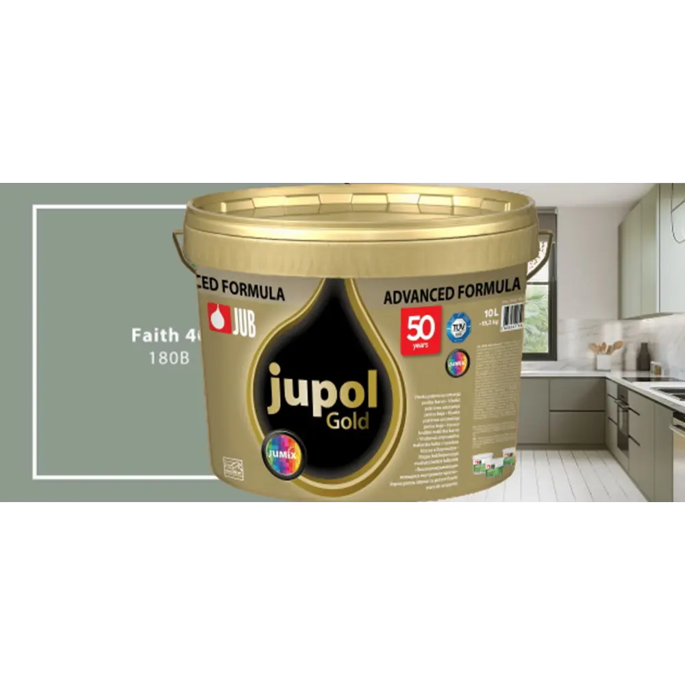 Фото Краска для стен и потолков JUB 1009816-180B JUPOL GOLD цвет серебристый база B 14.75 л Фото Краска для стен и потолков JUB 1009816-180B JUPOL GOLD цвет серебристый база B 14.75 л