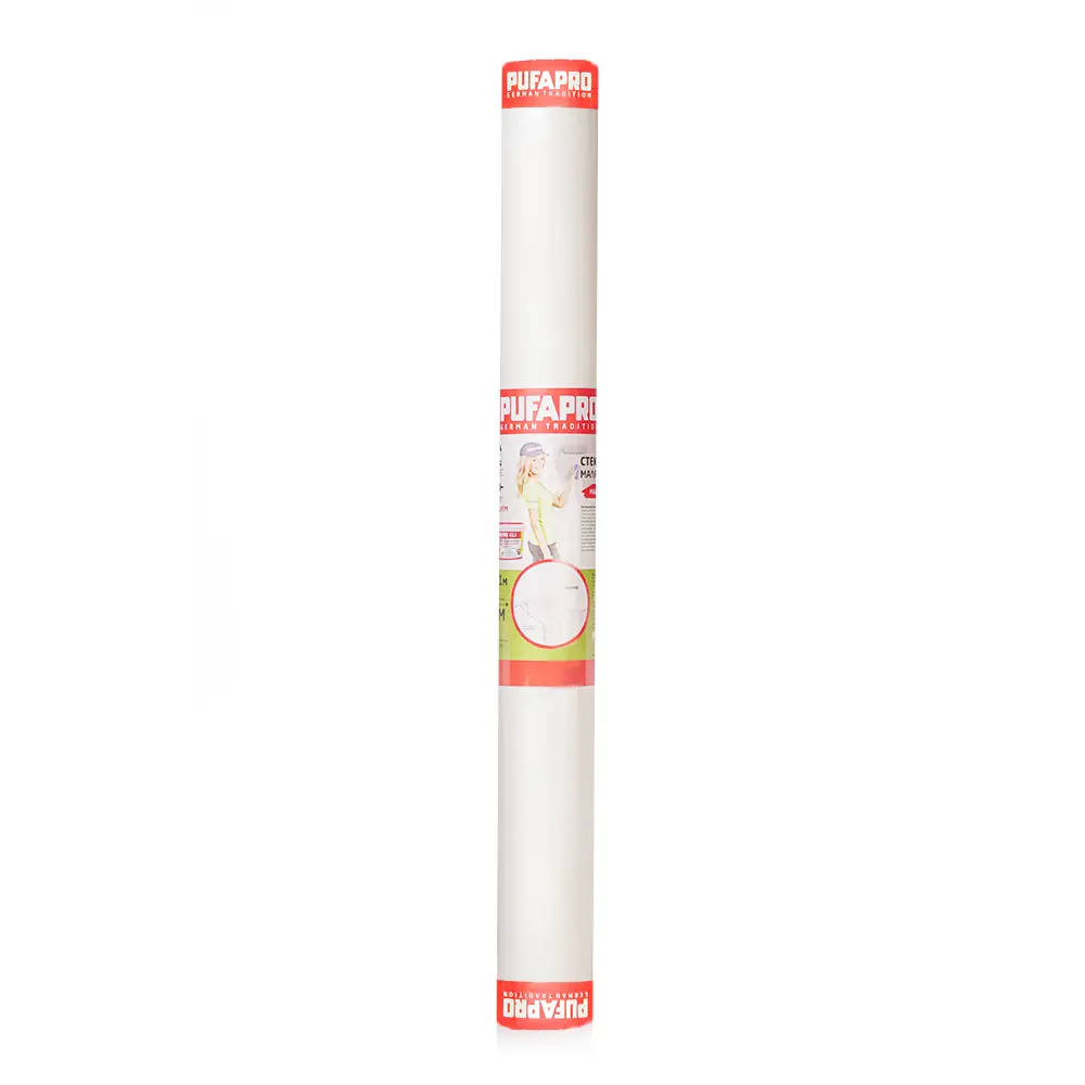 Фото Стеклохолст малярный Pufapro PLUS 20 кв.м 40 г/м2 Фото Стеклохолст малярный Pufapro PLUS 20 кв.м 40 г/м2
