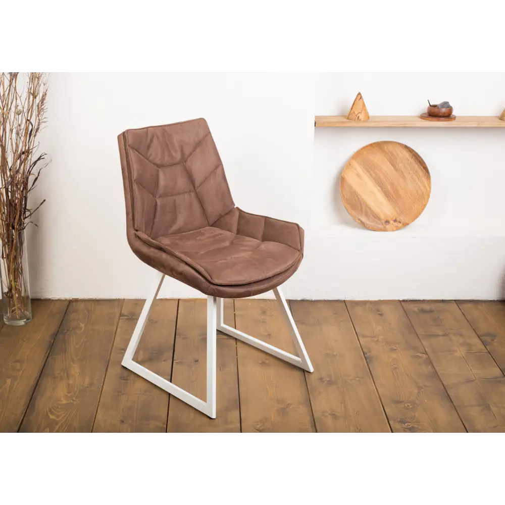 Фото 4 Стул Levmar draco s64/ brown (r) 90x44x54 см ткань цвет коричневый
