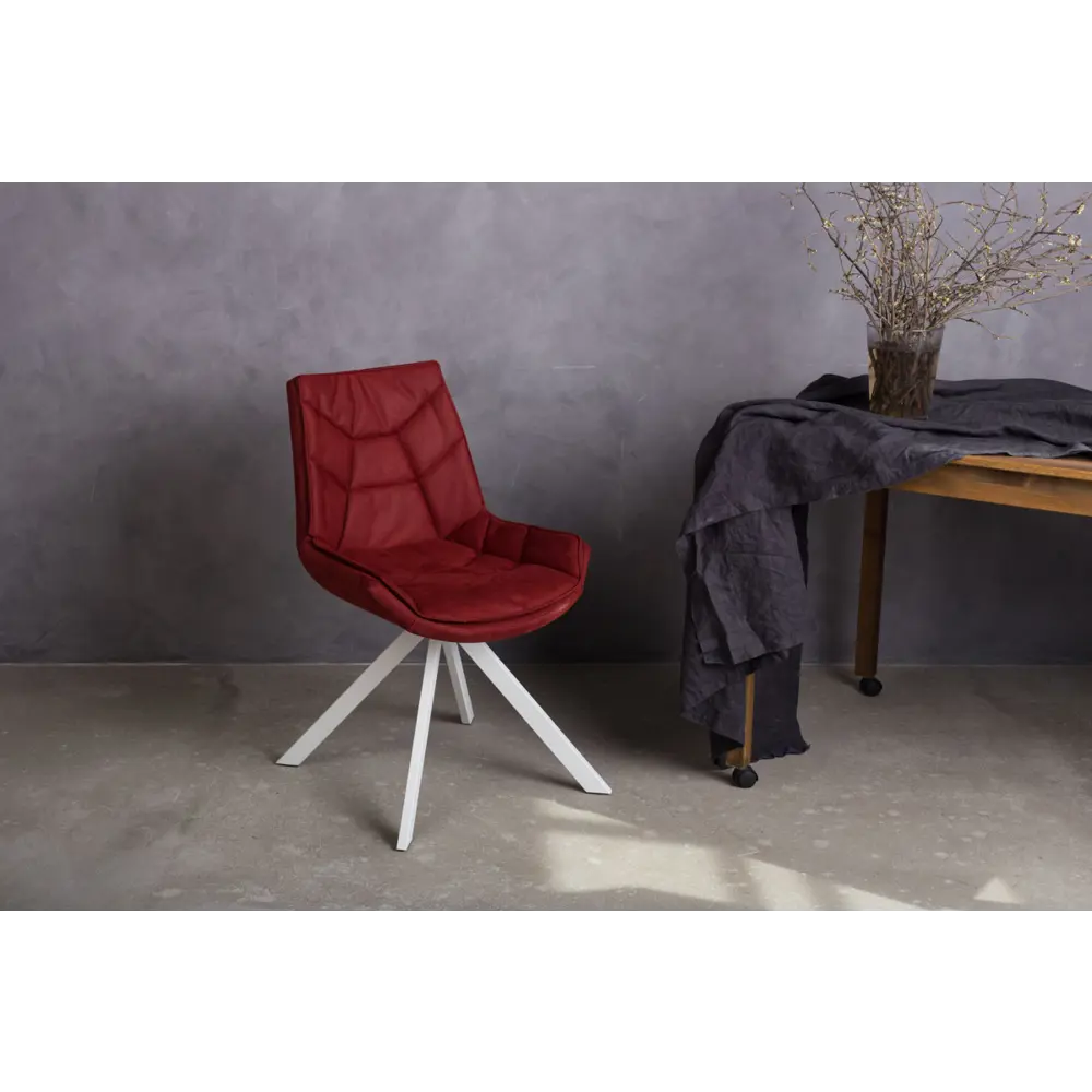 Фото 3 Стул Levmar atlas s64/red (r) 90x44x54 см ткань цвет бордовый Фото 3 Стул Levmar atlas s64/red (r) 90x44x54 см ткань цвет бордовый