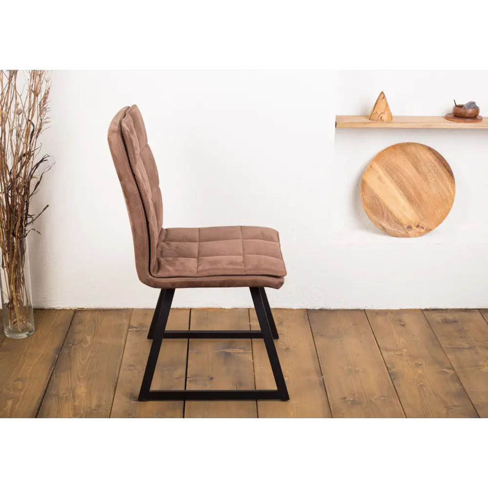 Фото 3 Стул Levmar gidor brown 90x44x43 см ткань цвет коричневый Фото 3 Стул Levmar gidor brown 90x44x43 см ткань цвет коричневый