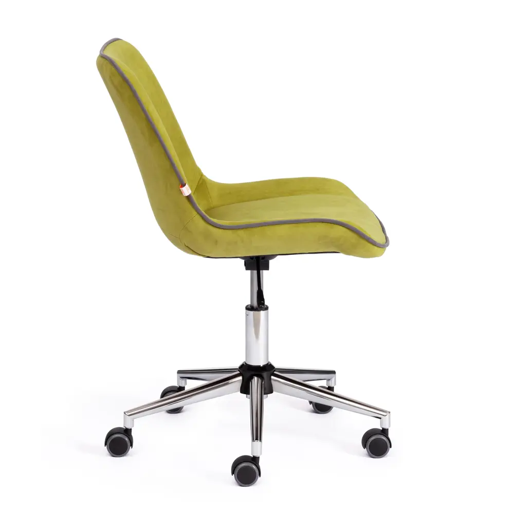 Фото 3 Кресло Tetchair STYLE, флок , олива Фото 3 Кресло Tetchair STYLE, флок , олива