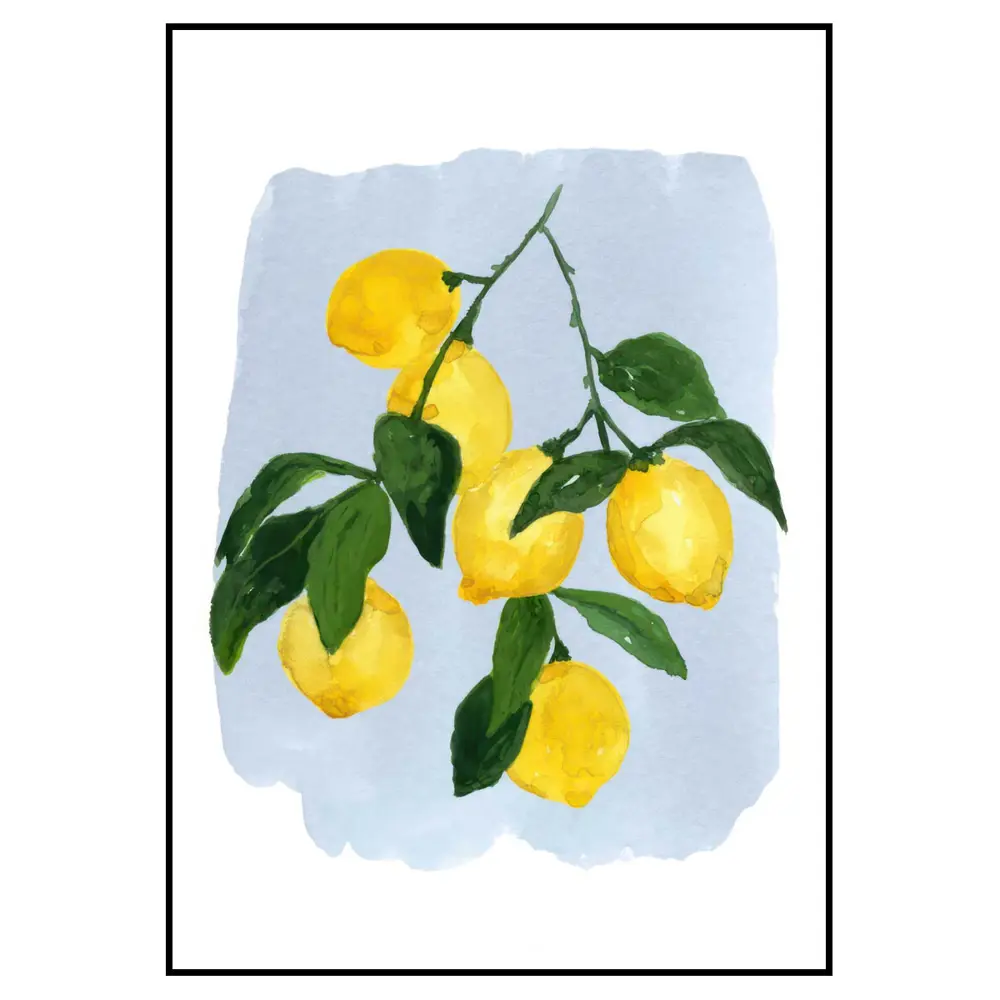 Фото 2 Постер 28 картин "Лимоны акварель" 50x40 см Фото 2 Постер 28 картин "Лимоны акварель" 50x40 см