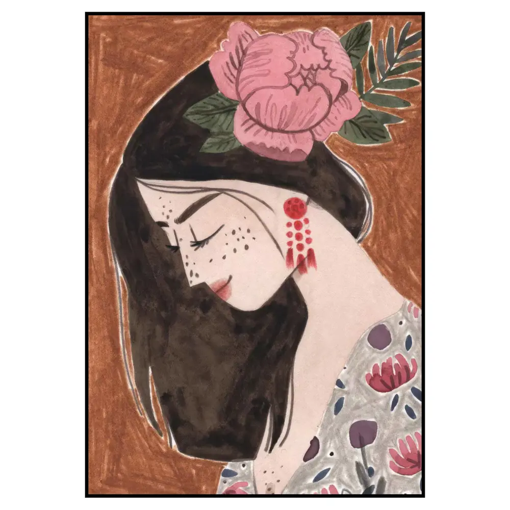 Фото 2 Постер 28 картин "Брунна Манкузо девушка с цветком 2" 70x50 см Фото 2 Постер 28 картин "Брунна Манкузо девушка с цветком 2" 70x50 см