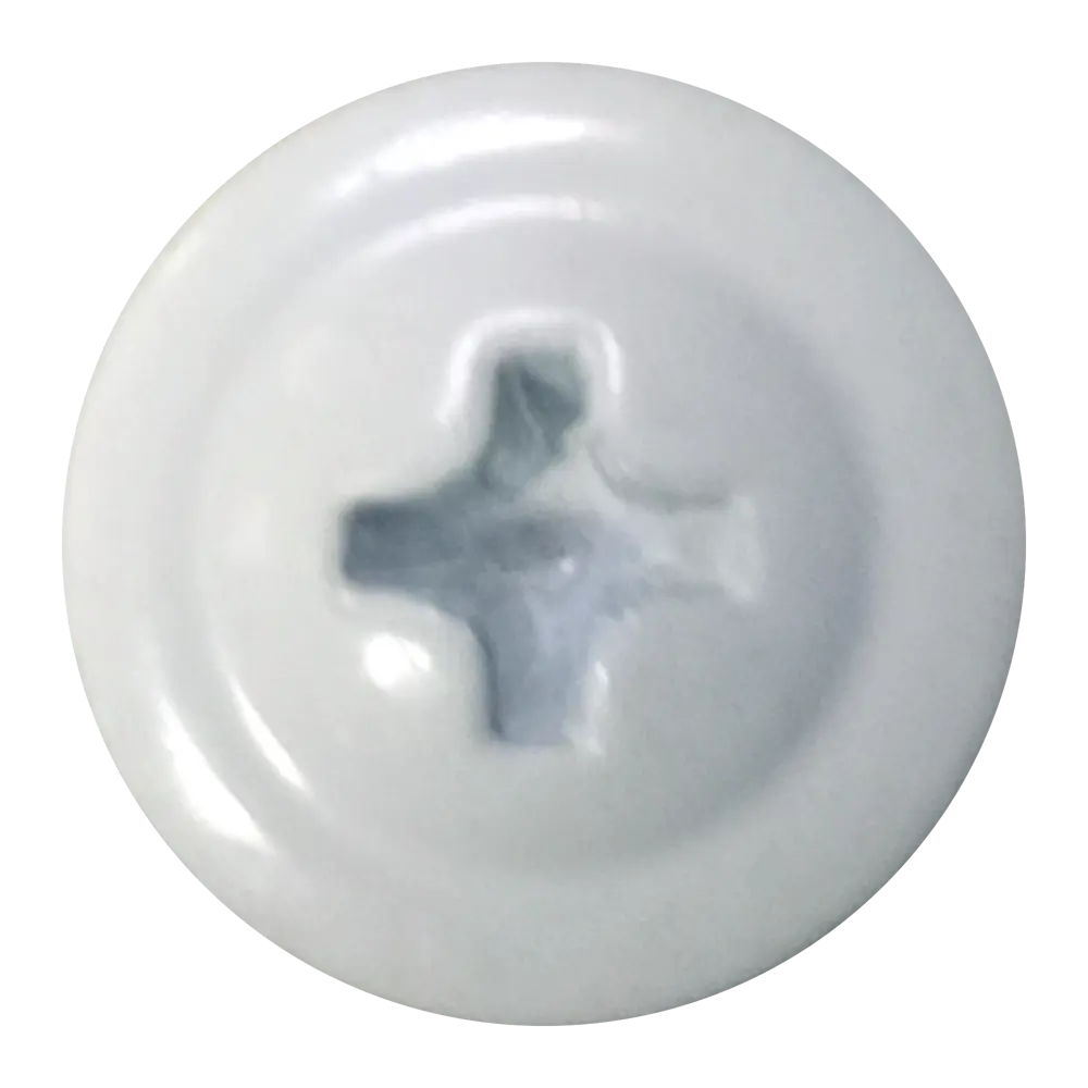 Фото 2 Саморезы по металлу с пресс-шайбой со сверлом оцинкованные 4.2x25 мм 500 шт. цвет белый