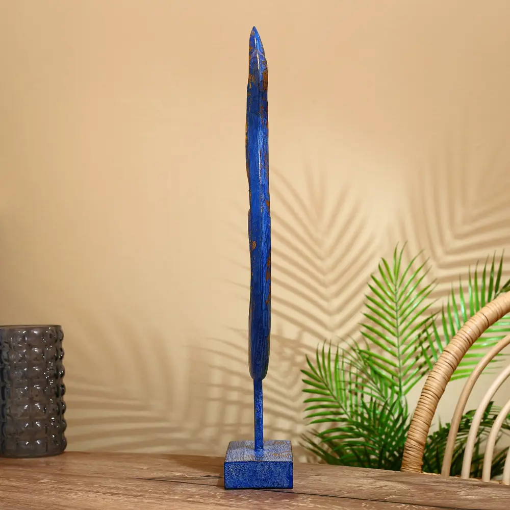 Фото 5 Декор интерьерный "Волна" синий 24x9x60 см Фото 5 Декор интерьерный "Волна" синий 24x9x60 см