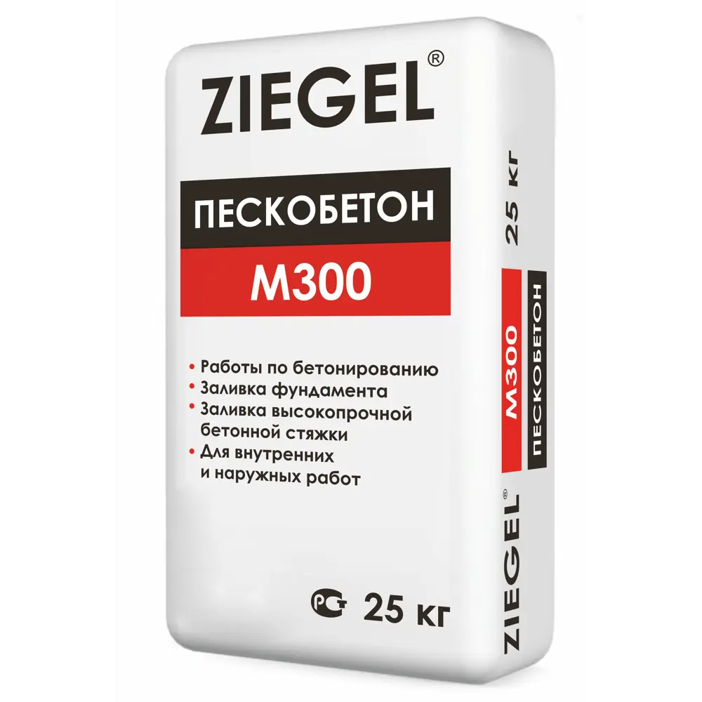 Фото Пескобетон М300 Ziegel 25 кг Фото Пескобетон М300 Ziegel 25 кг