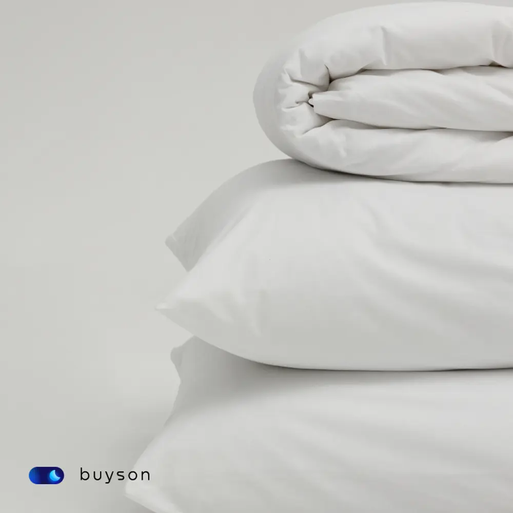 Фото 8 Наволочка buyson BuyRelax 50x70 см перкаль 2шт цвет белый Фото 8 Наволочка buyson BuyRelax 50x70 см перкаль 2шт цвет белый