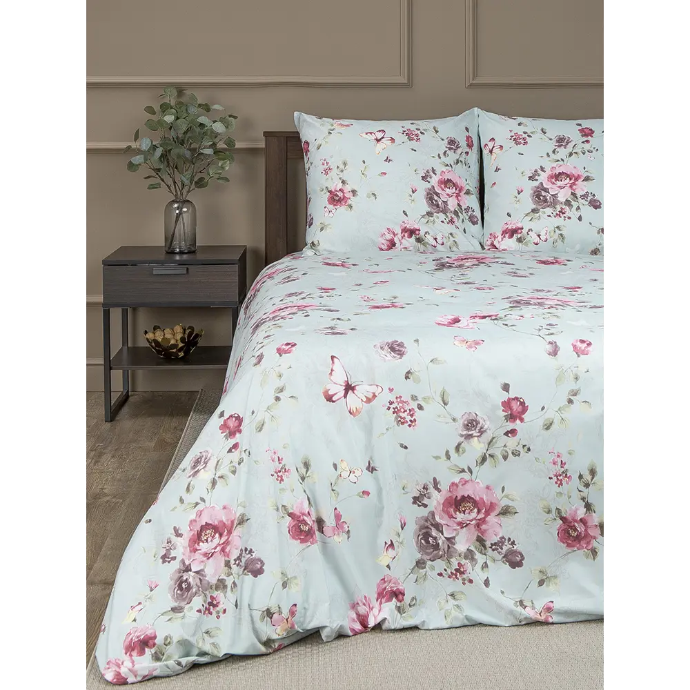 Фото 8 Комплект постельного белья Amore Mio 34942, двуспальный, полиэстер цвет серый Фото 8 Комплект постельного белья Amore Mio 34942, двуспальный, полиэстер цвет серый