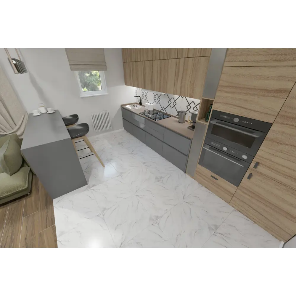 Фото Керамогранит Keramin Монте 00106564 60x60см 1.44 м² цвет белый, цена за упаковку Фото Керамогранит Keramin Монте 00106564 60x60см 1.44 м² цвет белый, цена за упаковку