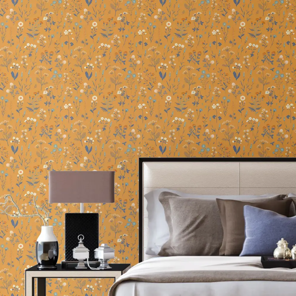 Фото Обои флизелиновые Decoracion Лето на лужайке 4x2.8 м бело-бежевые 7180107 Фото Обои флизелиновые Decoracion Лето на лужайке 4x2.8 м бело-бежевые 7180107