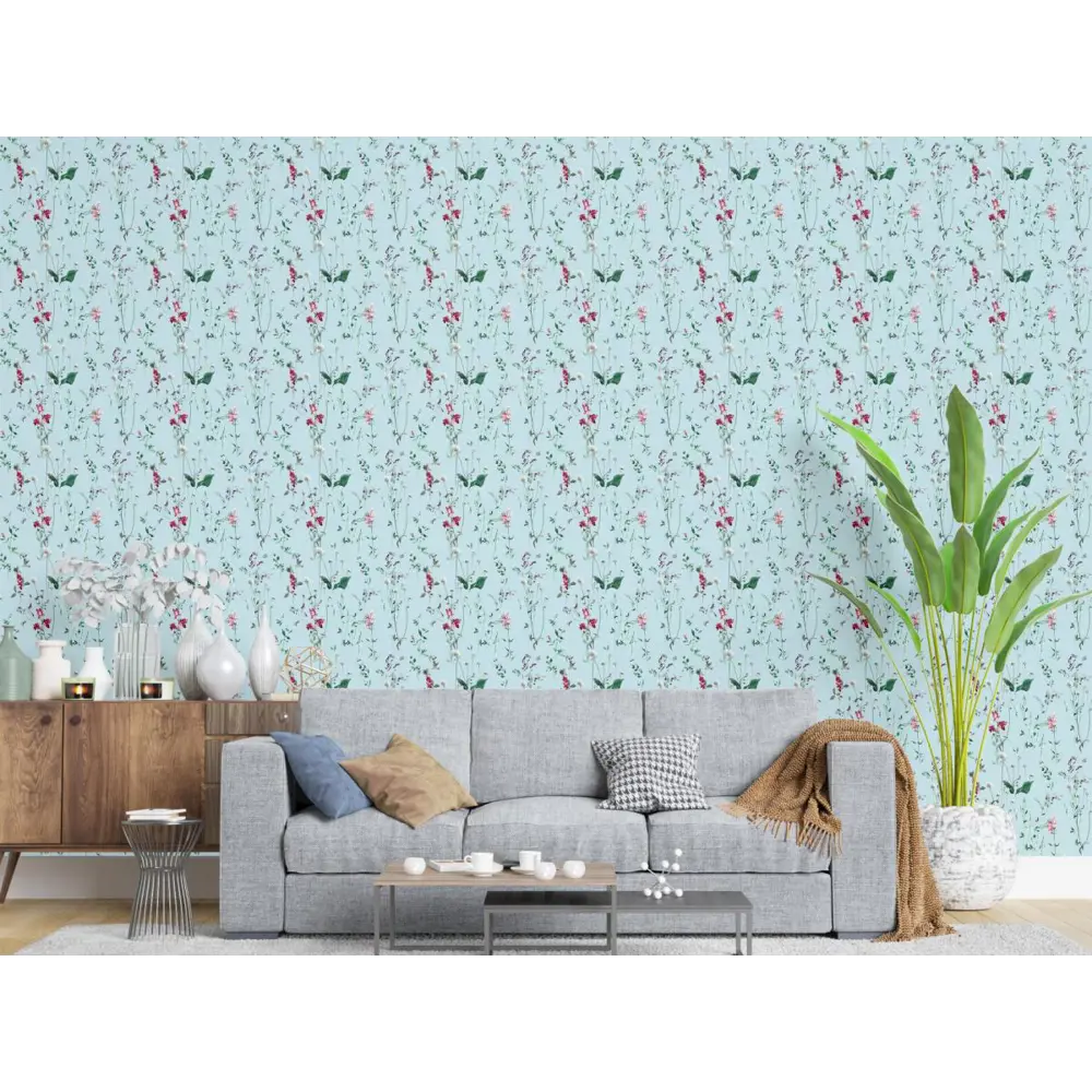 Фото 2 Обои флизелиновые Decoracion Нежные цветы 4x2.8 м фиолетовые/светло-серые 7182201 Фото 2 Обои флизелиновые Decoracion Нежные цветы 4x2.8 м фиолетовые/светло-серые 7182201