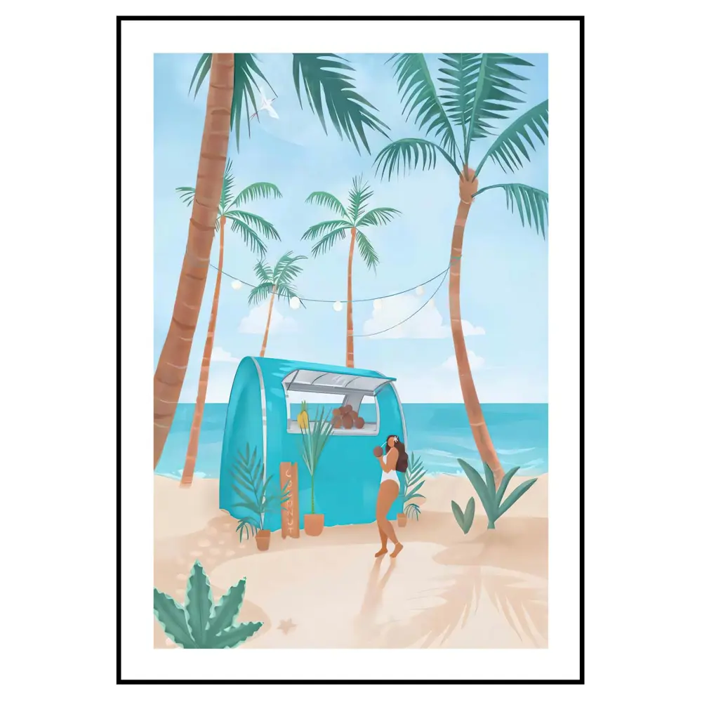 Фото 2 Постер 28 картин "Девушка на пляже" 50x40 см Фото 2 Постер 28 картин "Девушка на пляже" 50x40 см