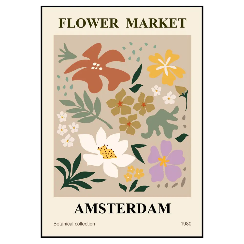 Фото 2 Постер 28 картин "Амстердам цветочный маркет" 50x40 см Фото 2 Постер 28 картин "Амстердам цветочный маркет" 50x40 см