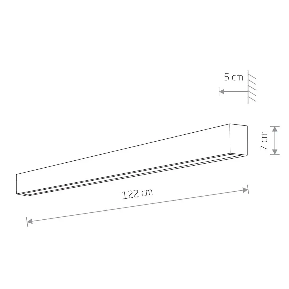Фото 2 Настенный светильник NOWODVORSKI 7595 Straight Wall LED L цвет черный Фото 2 Настенный светильник NOWODVORSKI 7595 Straight Wall LED L цвет черный