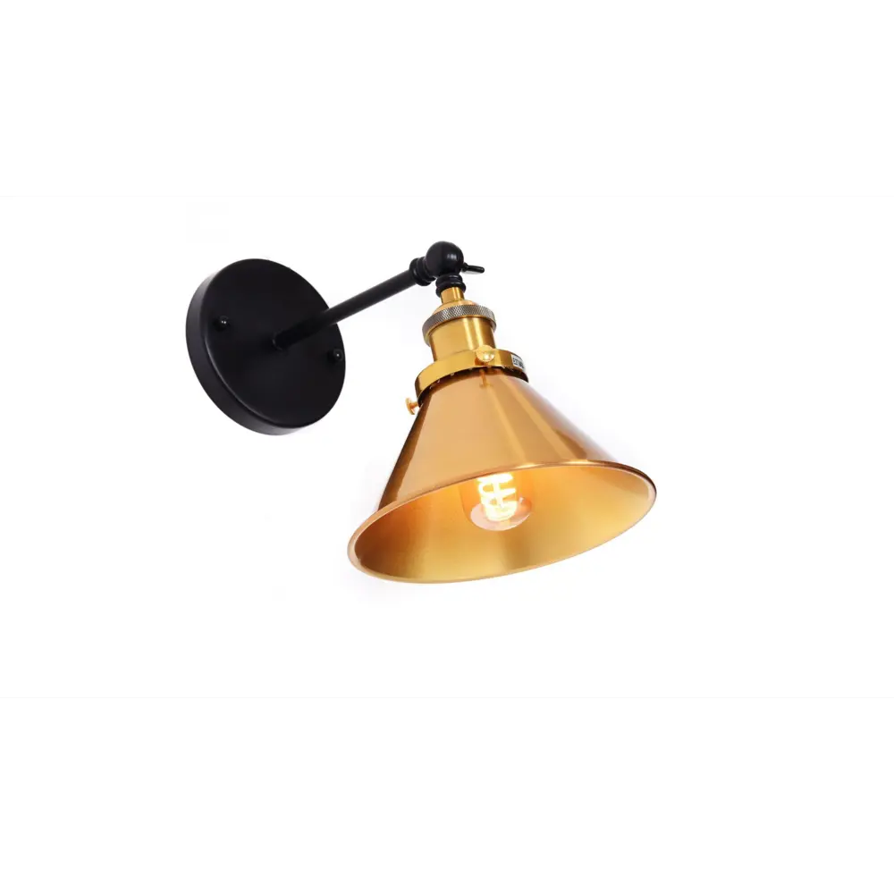 Фото 2 Настенный светильник LUMINA DECO LDW B005-1 BK+MD Gubi цвет черный