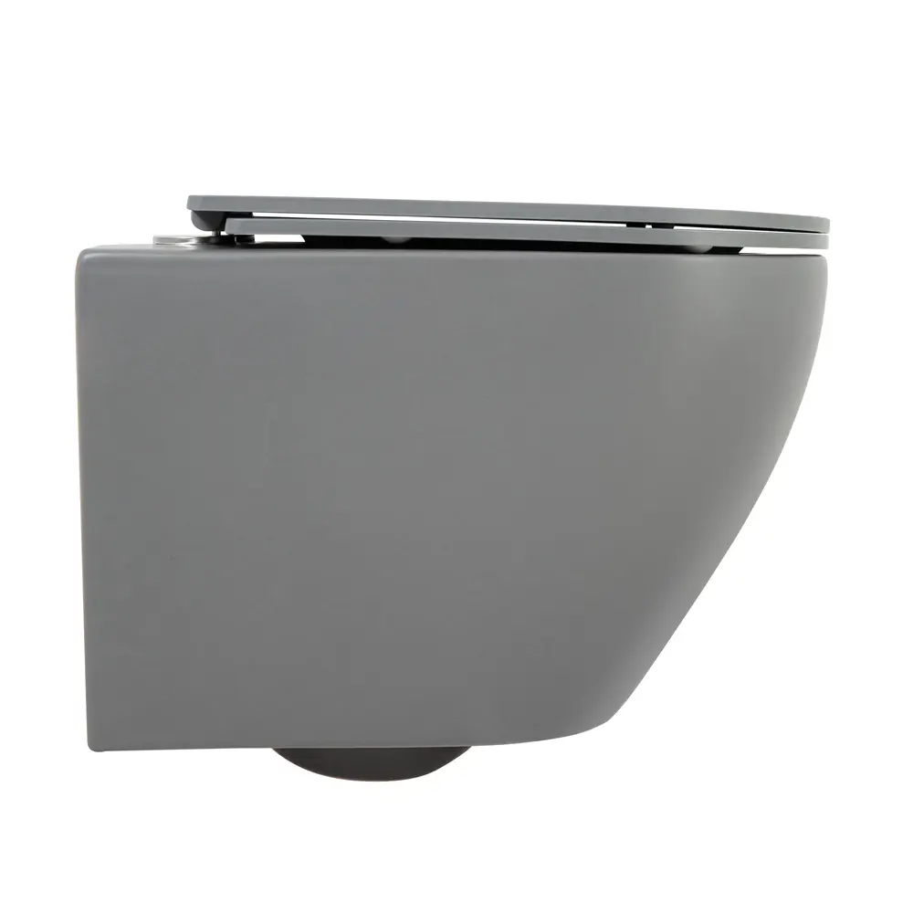 Фото 3 Унитаз подвесной Belbagno Colorato BB062CHR-GR безободковый
