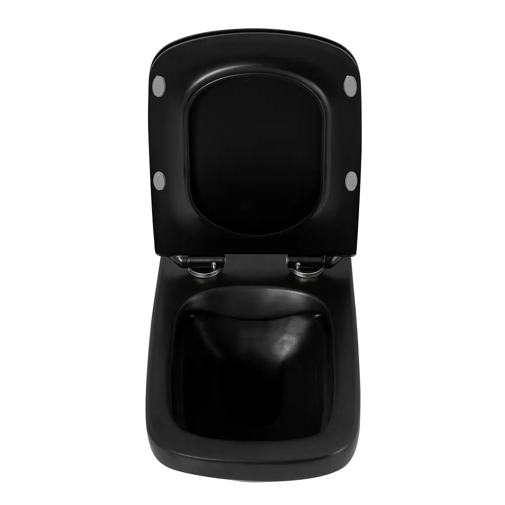 Фото 7 Унитаз подвесной Belbagno Sela BB3201CHR-MB безободковый Фото 7 Унитаз подвесной Belbagno Sela BB3201CHR-MB безободковый