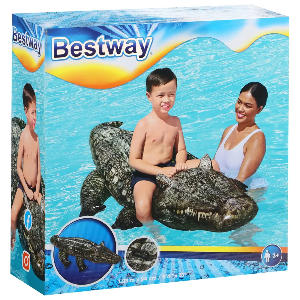 Фото 3 Игрушка надувная для плавания Bestway 41478 Рептилия 193м x 94 см Фото 3 Игрушка надувная для плавания Bestway 41478 Рептилия 193м x 94 см