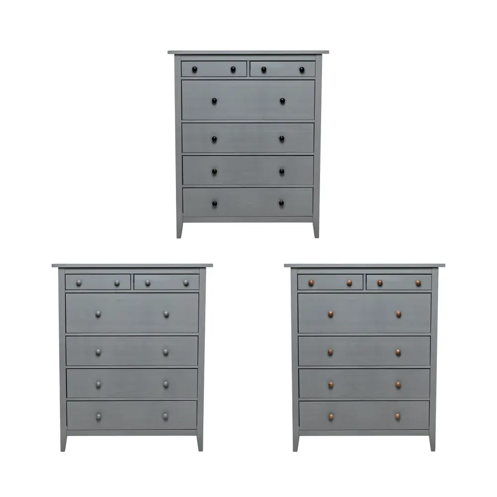 Фото 15 Комод Leset Мира 06 6 ящиков 108x50x131 см массив сосны цвет серый Фото 15 Комод Leset Мира 06 6 ящиков 108x50x131 см массив сосны цвет серый