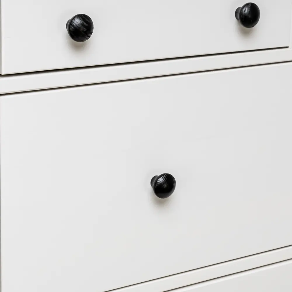Фото 8 Комод Leset Мира 06 6 ящиков 108x50x131 см массив сосны цвет белый Фото 8 Комод Leset Мира 06 6 ящиков 108x50x131 см массив сосны цвет белый