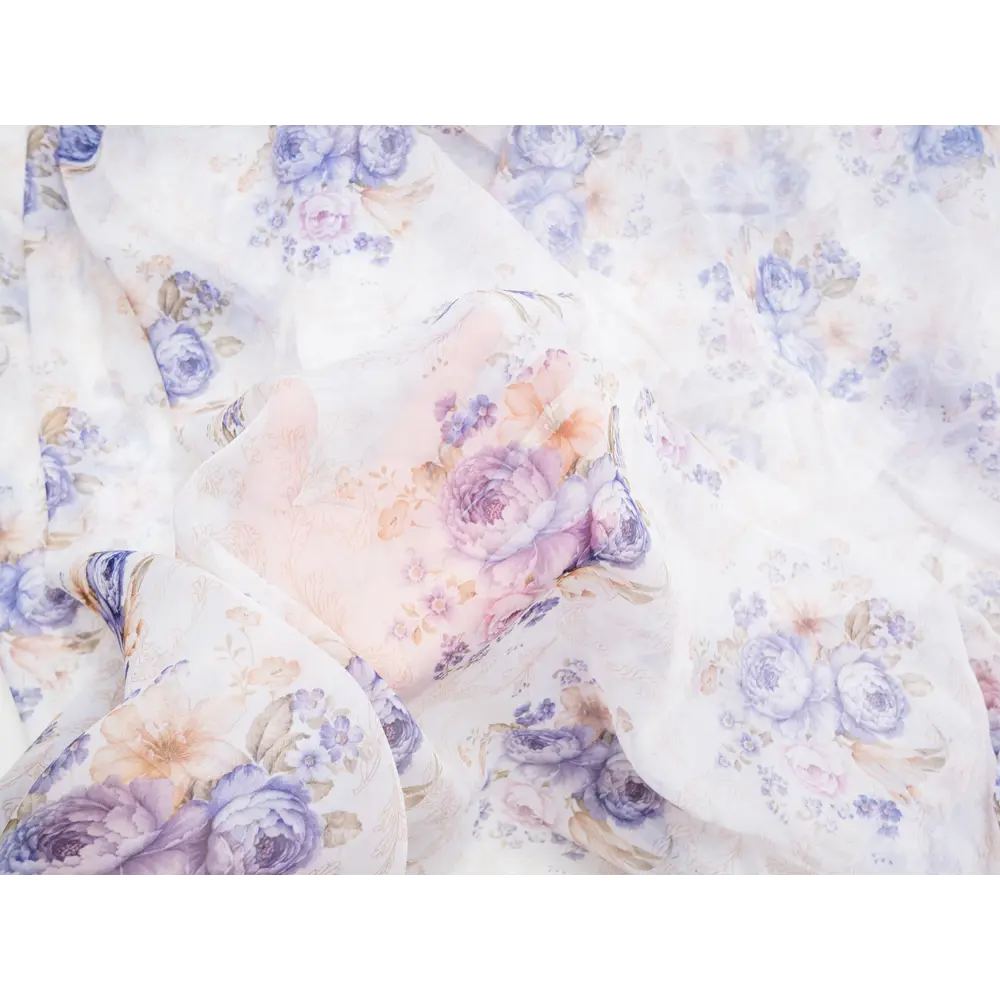 Фото Ткань на отрез для шитья тюля вуаль "Пава" 500x280 см цвет синий Фото Ткань на отрез для шитья тюля вуаль "Пава" 500x280 см цвет синий