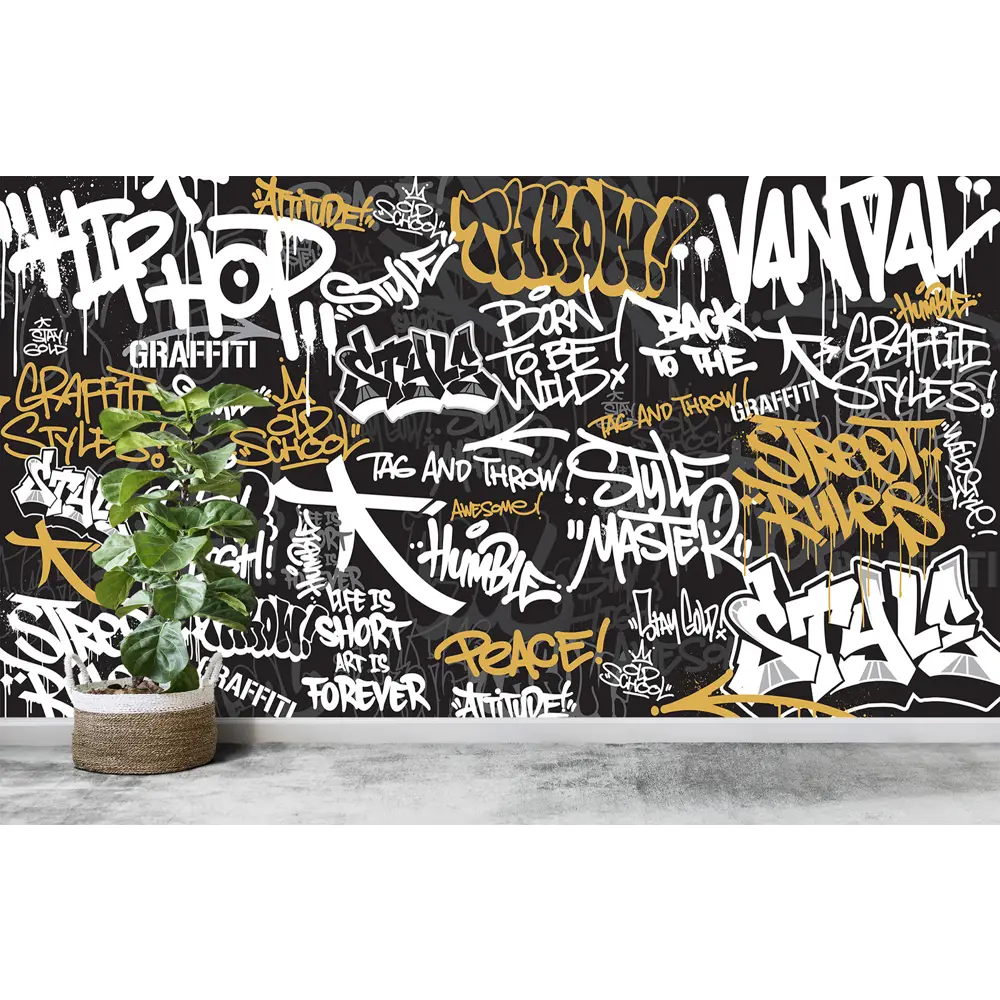 Фото 4 Фотообои флизелиновые Luxury walls 500x270 см Граффити AM16305 Фото 4 Фотообои флизелиновые Luxury walls 500x270 см Граффити AM16305