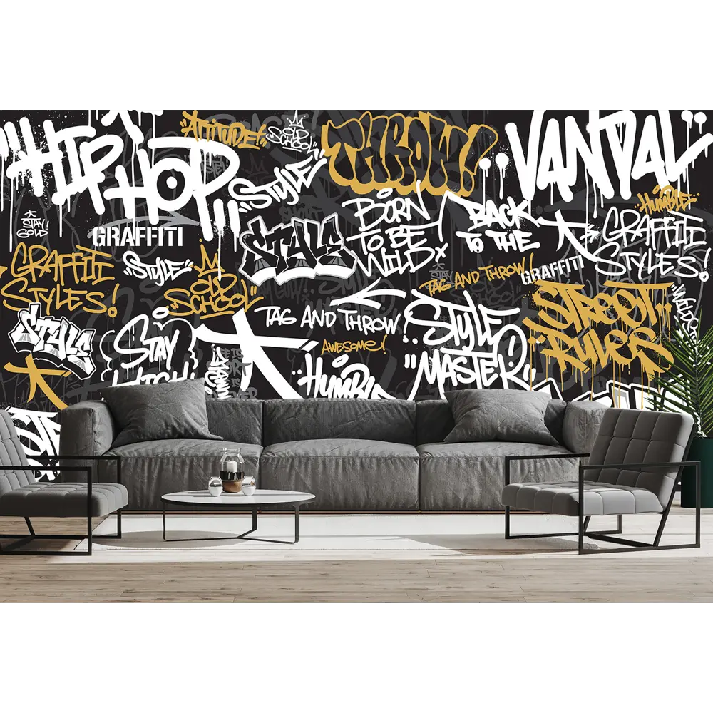 Фото 6 Фотообои флизелиновые Luxury walls 500x270 см Граффити AM16305 Фото 6 Фотообои флизелиновые Luxury walls 500x270 см Граффити AM16305