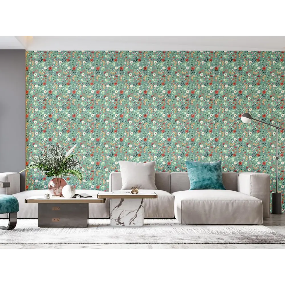 Фото 2 Обои флизелиновые Decoracion Цветочное ассорти 4x2.8 м бело-коричневые 7183006 Фото 2 Обои флизелиновые Decoracion Цветочное ассорти 4x2.8 м бело-коричневые 7183006