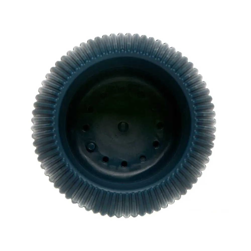 Фото 3 Горшок цветочный Navako lago 0.15l Navako 8.8 см 6.8 см 0.15 л пластик синий без автополива с блюдцем