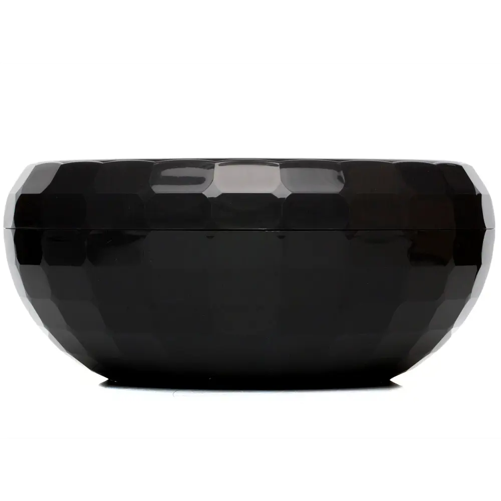 Фото 3 Горшок цветочный Navako luna 4.2l (3 штуки) Navako 30 см 13 см 4.2 л пластик черный без автополива с блюдцем