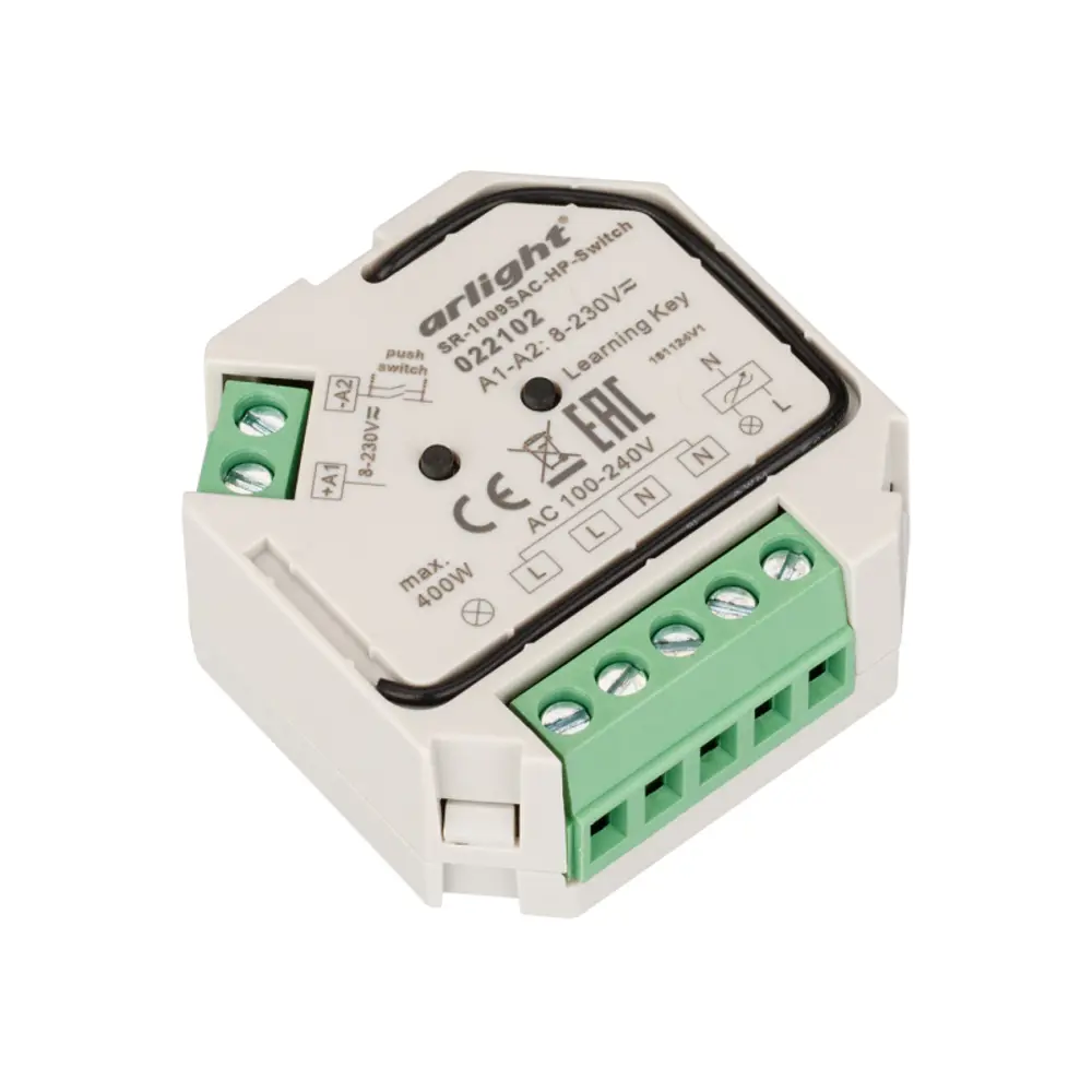 Фото 2 Контроллер-выключатель Arlight SR-1009SAC-HP-Switch 230V 1.66A 022102 Фото 2 Контроллер-выключатель Arlight SR-1009SAC-HP-Switch 230V 1.66A 022102