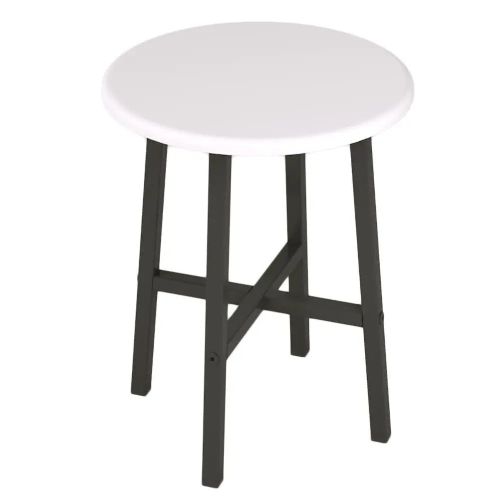 Фото Табурет Nika Медисон 33x45x33 см ЛДСП цвет белый Фото Табурет Nika Медисон 33x45x33 см ЛДСП цвет белый