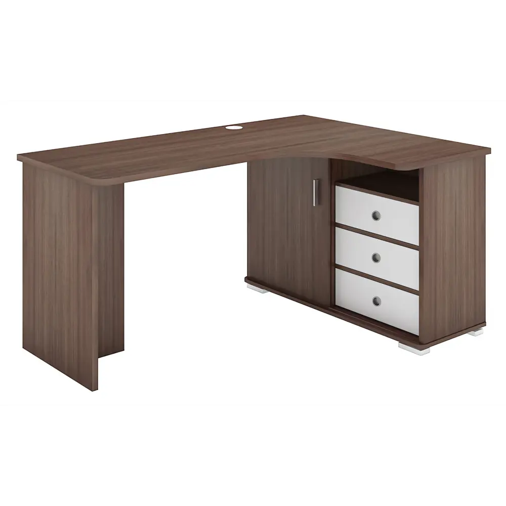 Фото Компьютерный стол Мэрдэс СР-145С ШБЕШ-Ч-ПРАВ НОВЫЙ 140x75x116 см ЛДСП цвет шоколад Фото Компьютерный стол Мэрдэс СР-145С ШБЕШ-Ч-ПРАВ НОВЫЙ 140x75x116 см ЛДСП цвет шоколад