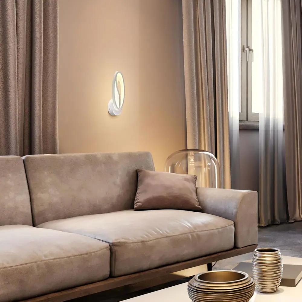 Фото 2 Настенный светильник светодиодный ESCADA 10222/1LED 18W нейтральный белый свет цвет белый Фото 2 Настенный светильник светодиодный ESCADA 10222/1LED 18W нейтральный белый свет цвет белый