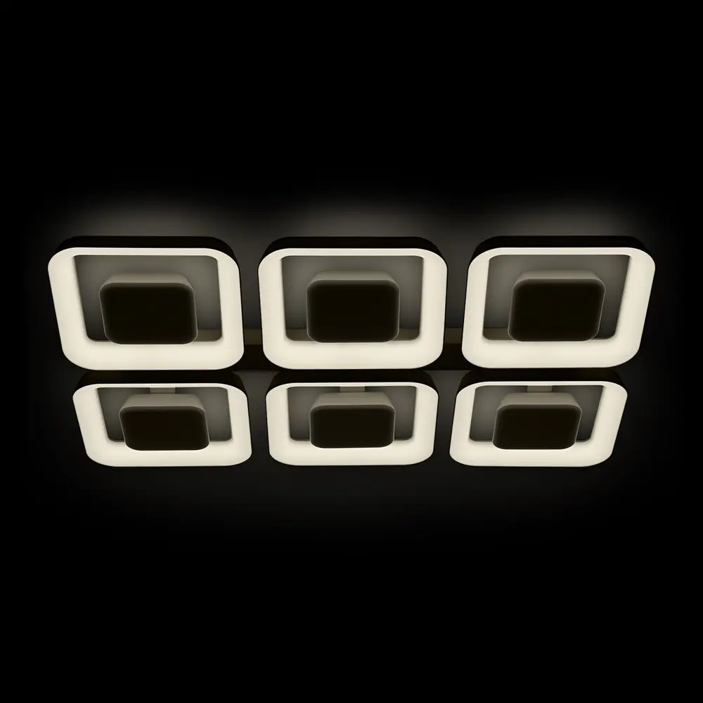 Фото 4 Люстра потолочная светодиодная RITTER 52011 5 Domino 8.8 м² теплый белый свет цвет белый Фото 4 Люстра потолочная светодиодная RITTER 52011 5 Domino 8.8 м² теплый белый свет цвет белый