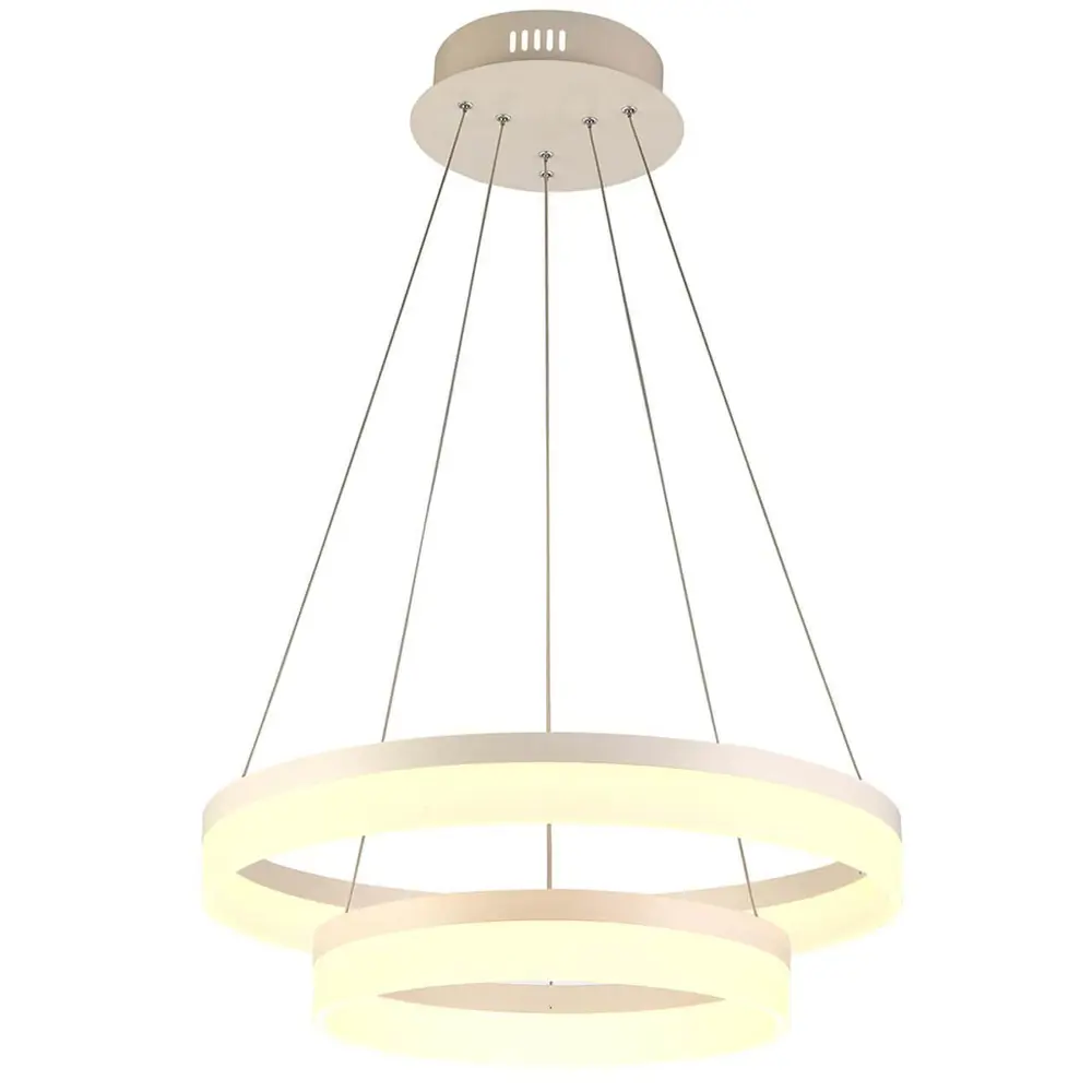 Фото Люстра подвесная светодиодная ZUMALINE L-CD-01 Circle 4.70 м² теплый белый свет цвет серый Фото Люстра подвесная светодиодная ZUMALINE L-CD-01 Circle 4.70 м² теплый белый свет цвет серый