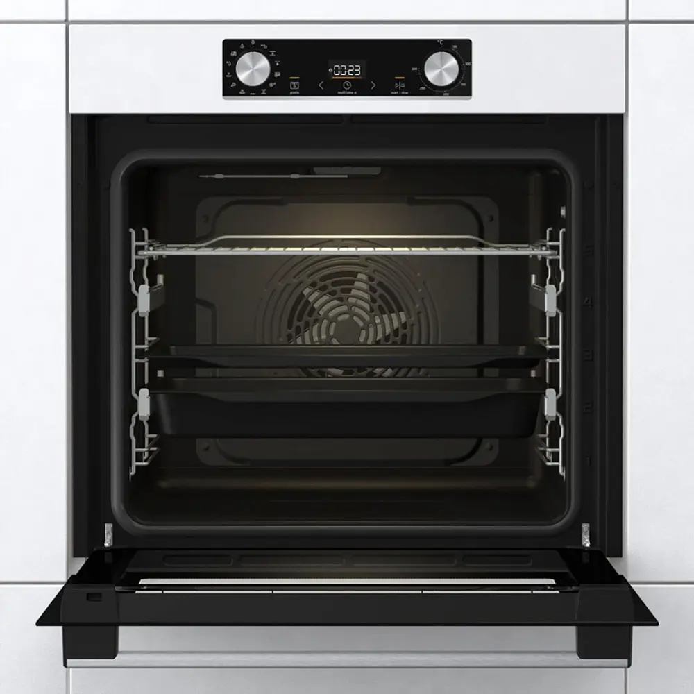 Фото 2 Электрический встраиваемый духовой шкаф Gorenje Bos6737e09wg 59.5x59.5x56.4 см цвет белый Фото 2 Электрический встраиваемый духовой шкаф Gorenje Bos6737e09wg 59.5x59.5x56.4 см цвет белый