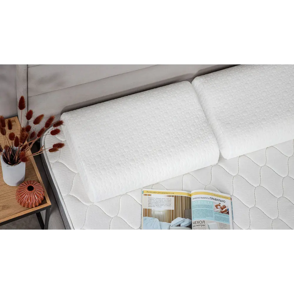 Фото 7 Подушка анатомическая Askona Element 50x70 см, пена Фото 7 Подушка анатомическая Askona Element 50x70 см, пена