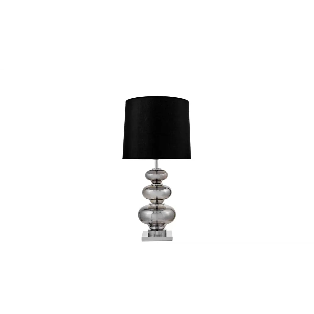 Фото Настольная лампа LUMINA DECO LDT 303 CHR+BK Briston цвет серый серебристый Фото Настольная лампа LUMINA DECO LDT 303 CHR+BK Briston цвет серый серебристый